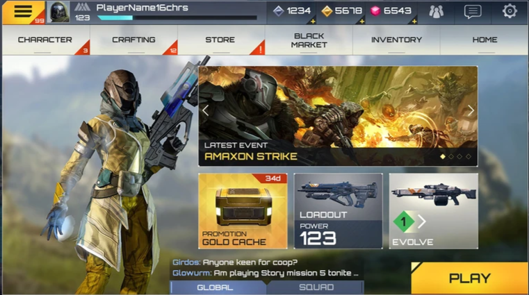 N.O.V.A. Legacy store and loadout