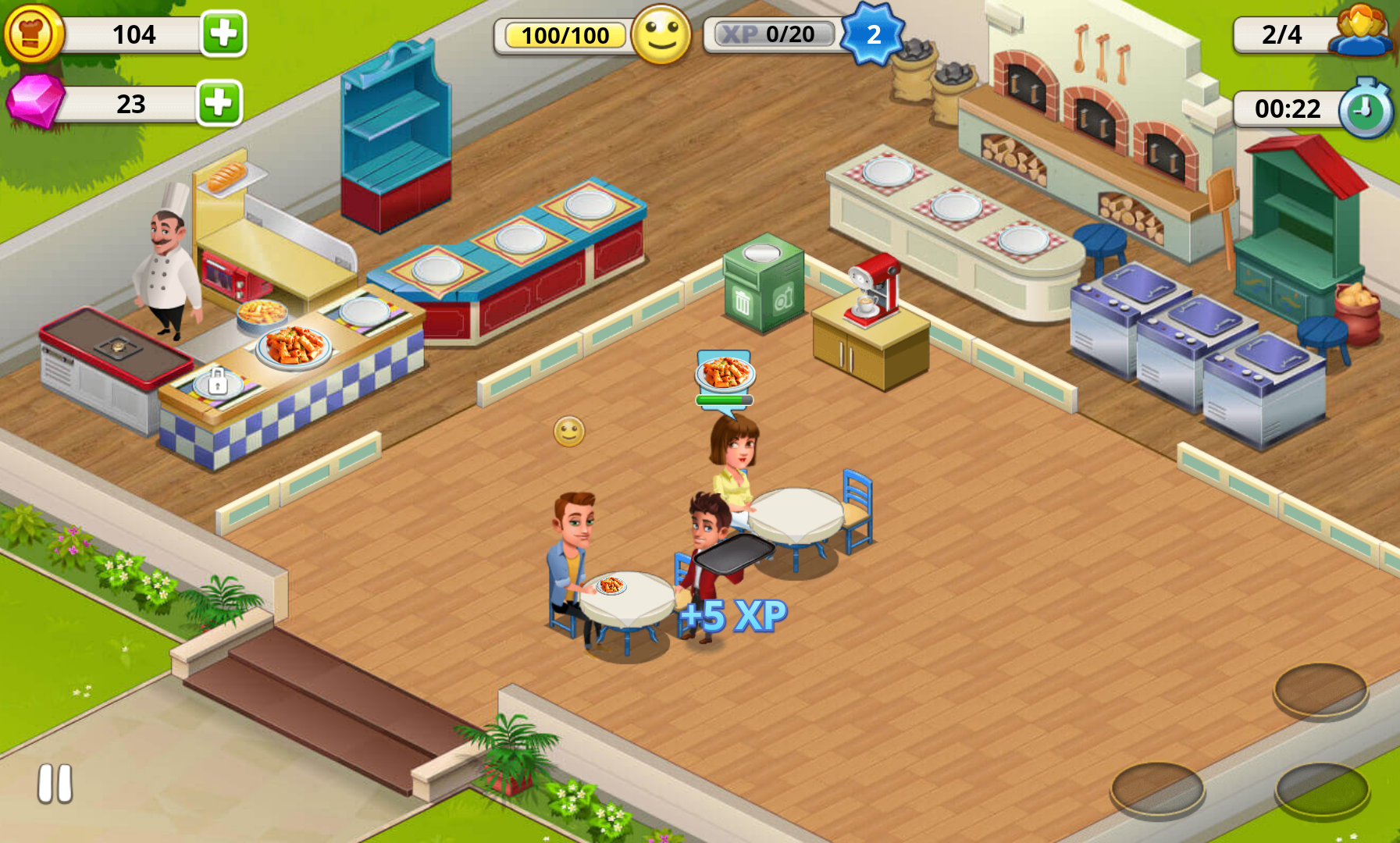 Cafe Tycoon gameplay