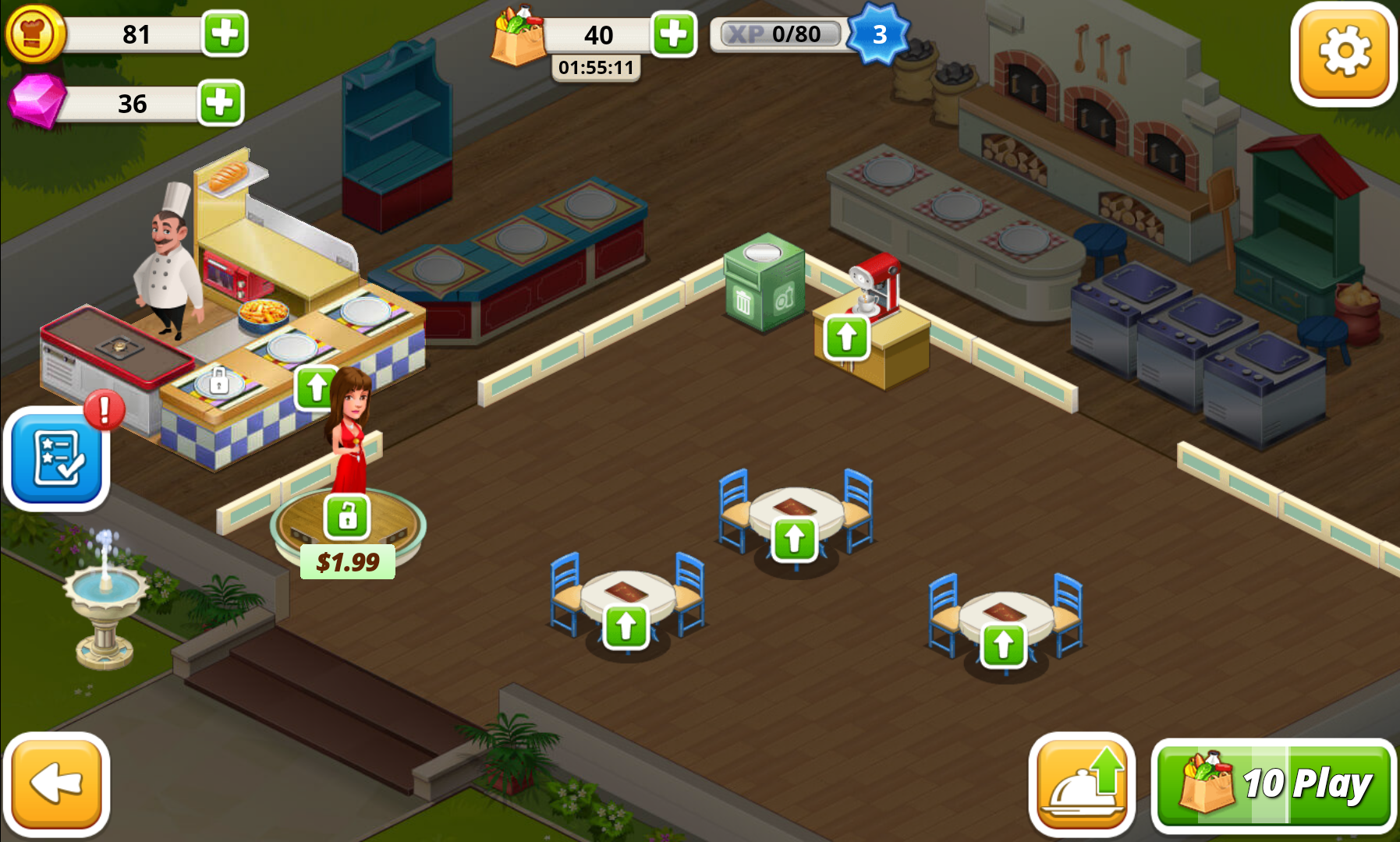 Cafe Tycoon results