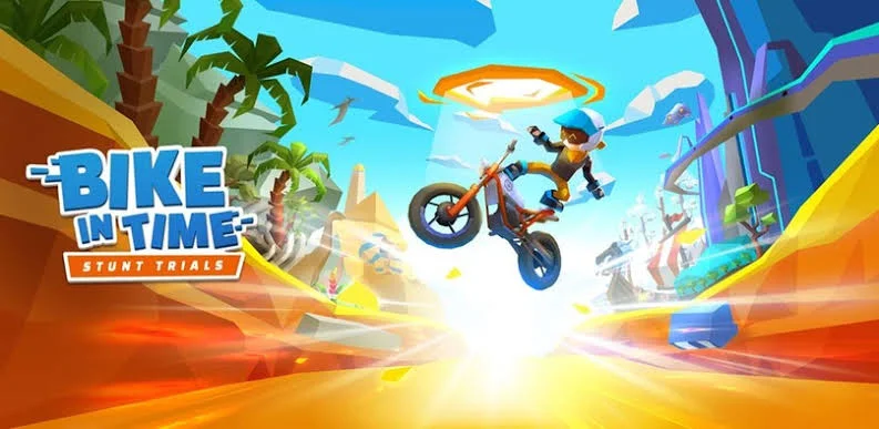 Bike In Time: Stunt Trials key art